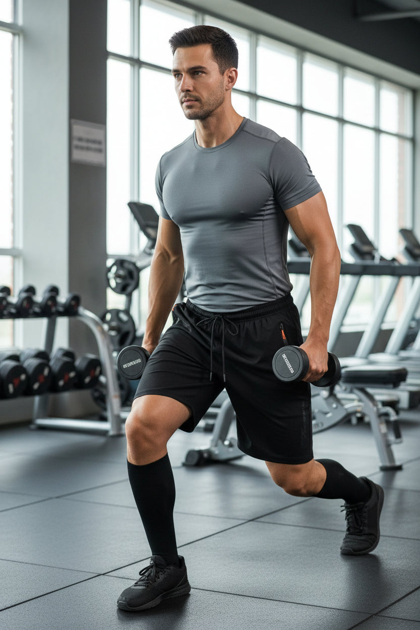 Thin Fitness Running Beach Five-Point Pants